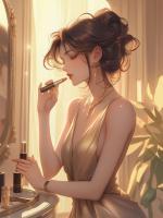日落不及她的柔情