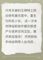 重生末世前，囤货千亿玩转空间！